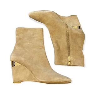 Michael kors velvet beige Boots